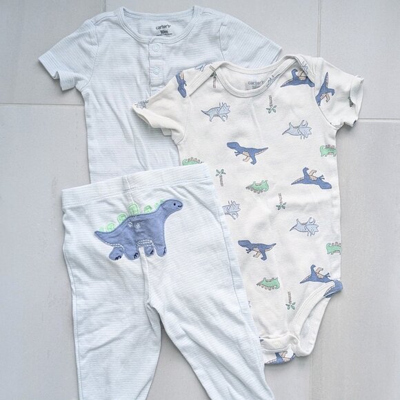 (4/$20) Carter's - Baby Dinosaur Little Outfit Set - Picture 9 of 10